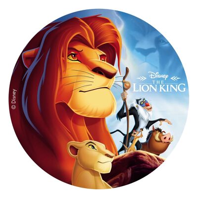 EDIBLE DISC TO DECORATE LION KING CAKES Ø 20CM