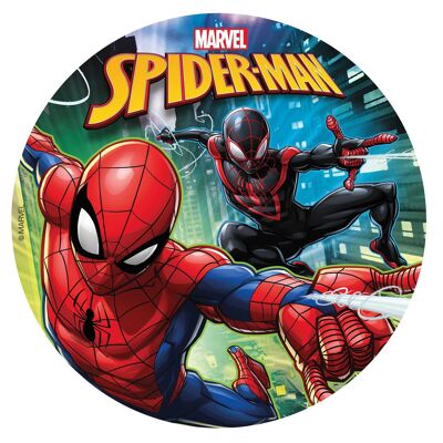 EDIBLE DISC TO DECORATE SPIDERMAN CAKES Ø 20CM