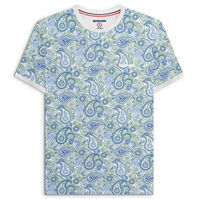 Camiseta Paisley Brand Gris SS24