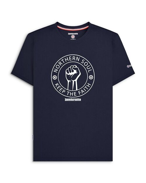 Northern Soul Tee Navy/White SS24