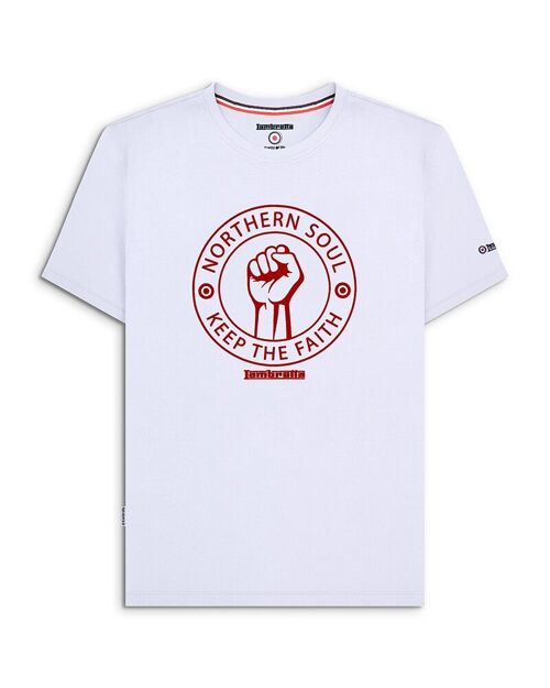 Northern Soul Tee White/Red SS24