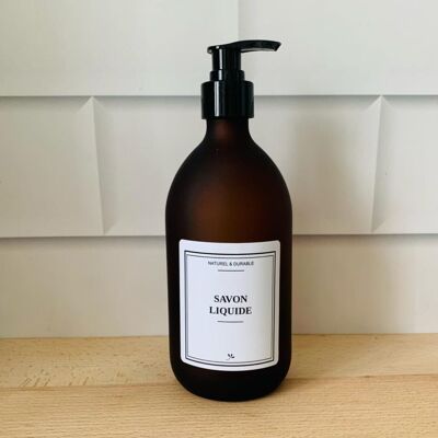 Glass bottle - Liquid Soap Dispenser