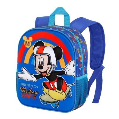 Disney Mickey Mouse Freestyle-Kleiner 3D-Rucksack, Blau
