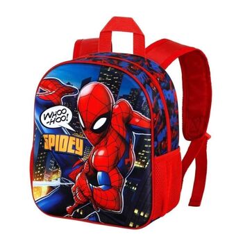 Marvel Spiderman Mighty-Small Sac à dos 3D Rouge 1