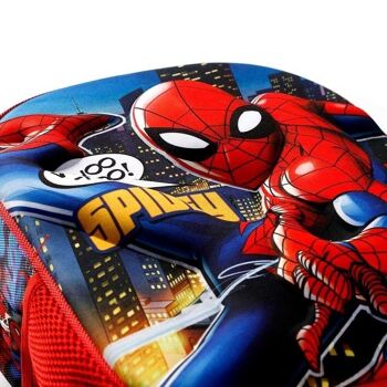 Marvel Spiderman Mighty-3D Sac à dos avec petites roulettes Rouge 5