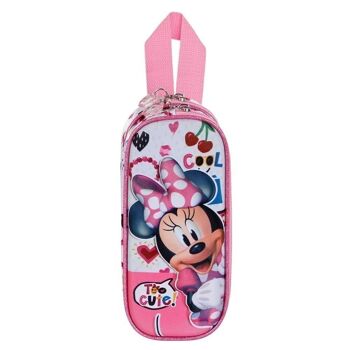 Disney Minnie Mouse Too Cute-Double Trousse 3D Rose 2