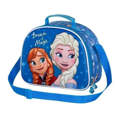 Disney Frozen 2 Dream-Bolsa Portamerienda 3D, Azul