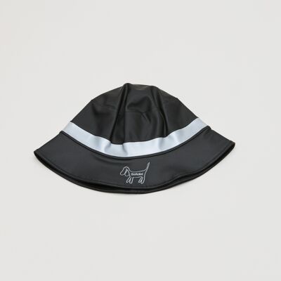 Sombrero de pescador reciclado negro