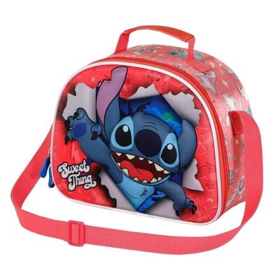 Disney Lilo and Stitch Thing-3D Lunch Bag, Pink