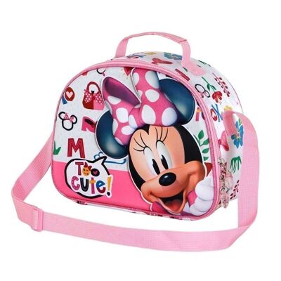 Disney Minnie Mouse Too Cute-3D Sac à goûter Rose