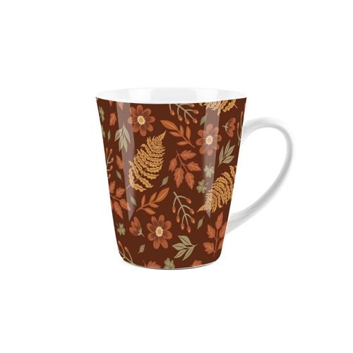 Autumn Leaves Brown Mug