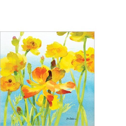 Yellow Buttercups 25x25 cm