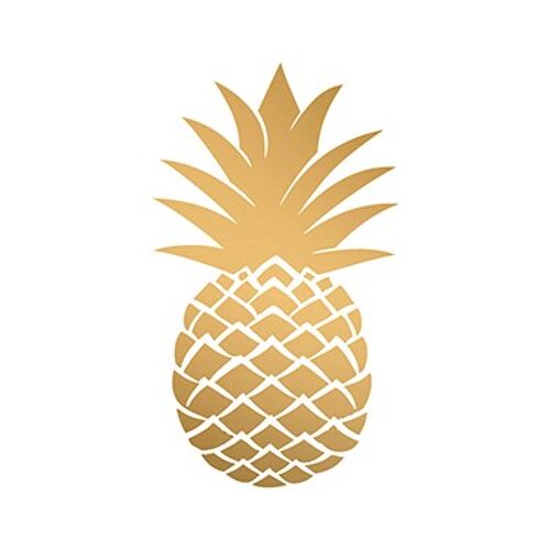 Golden Pineapple 25x25 cm