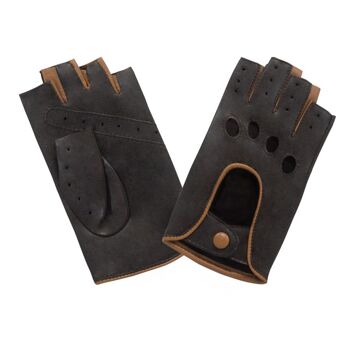 Gants de conduite, mitaines-cuir agneau-non doublé-21125NF 17