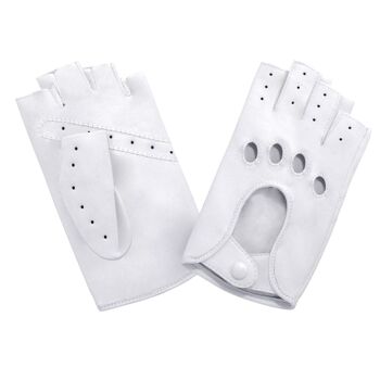 Gants de conduite, mitaines-cuir agneau-non doublé-21125NF 66