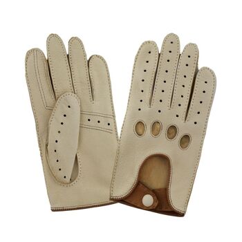 Gants de conduite cuir cerf-non doublé-22115NF 2