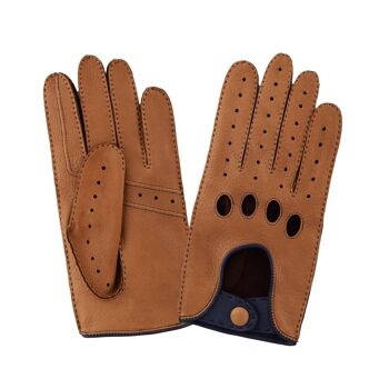 Gants de conduite cuir cerf-non doublé-22115NF 3