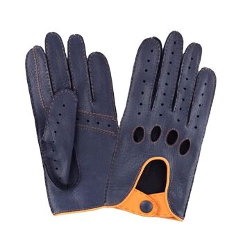 Gants de conduite cuir cerf-non doublé-22115NF 6