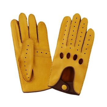 Gants de conduite cuir cerf-non doublé-22115NF 19