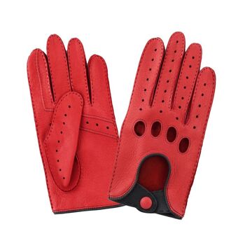 Gants de conduite cuir cerf-non doublé-22115NF 23