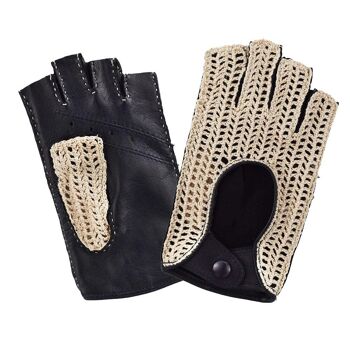 Gants de conduite, mitaines-cuir agneau-non doublé-21124NF 15