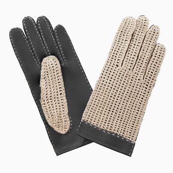 Gants de conduite cuir agneau-non doublé-21223NF 2