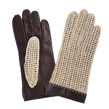 Gants de conduite cuir agneau-non doublé-21223NF 4