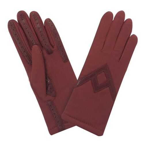 Gants flexicuir-agneau-spandex-100% laine-11063CA