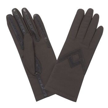 Gants flexicuir-agneau-spandex-100% laine-11063CA 5