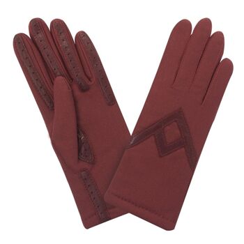 Gants flexicuir-agneau-spandex-100% laine-11063CA 6