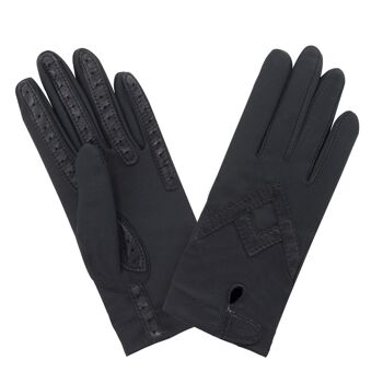 Gants flexicuir-spandex-non doublé-11018NF 1