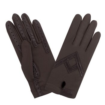 Gants flexicuir-spandex-non doublé-11018NF 3