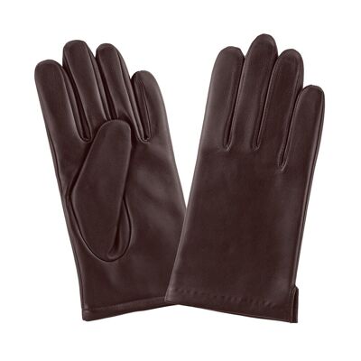 Gants cuir agneau-100% soie-62007SN