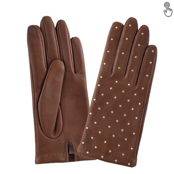 Gants cuir agneau-100% soie-Tactile-21508SN 2