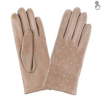 Gants cuir agneau-100% soie-Tactile-21508SN 8