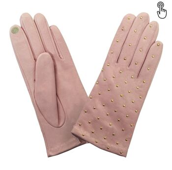 Gants cuir agneau-100% soie-Tactile-21508SN 47