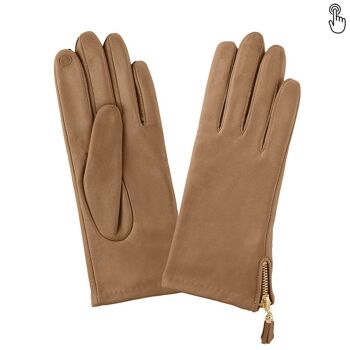 Gants cuir agneau-100% soie-Tactile-21476SN 6