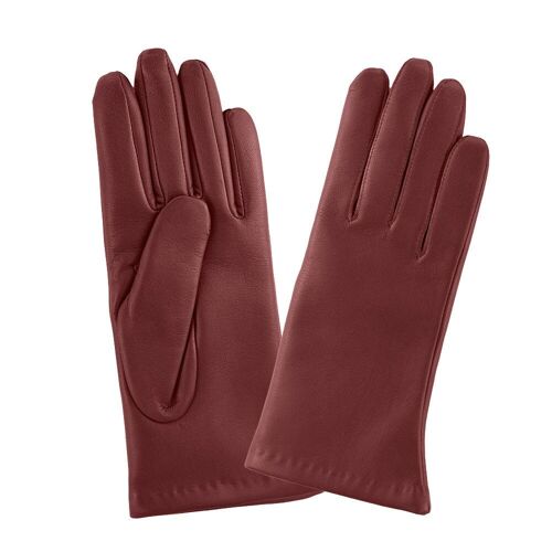 Gants cuir agneau-100% cachemire-21283CA