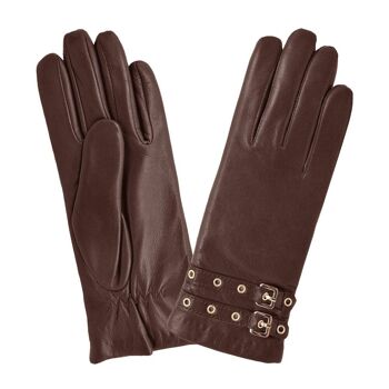 Gants cuir agneau-100% cachemire-21549CA 2