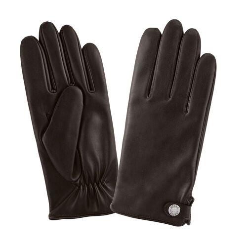 Gants cuir agneau-100% cachemire-22051CA