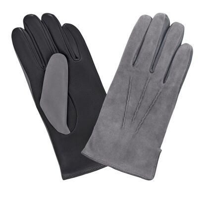 Gants cuir agneau-100% polyester (polaire)-22093PO