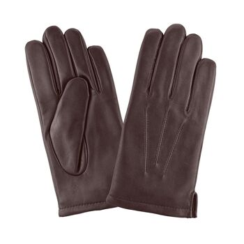 Gants cuir agneau-100% polyester (polaire)-62006PO 1