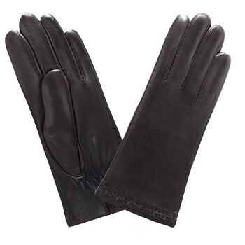 Gants cuir agneau-100% polyester (polaire)-61035PO 2