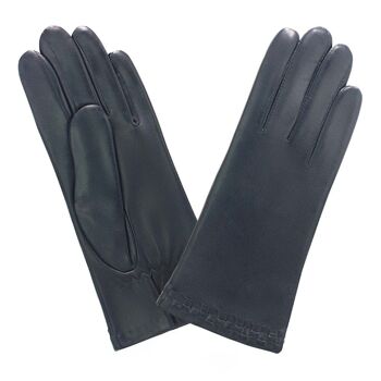 Gants cuir agneau-100% polyester (polaire)-61035PO 16