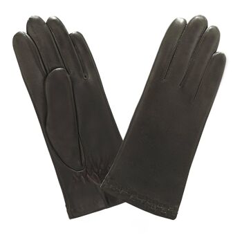 Gants cuir agneau-100% polyester (polaire)-61035PO 23