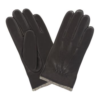 Gants cuir agneau-100% polyester (polaire)-70792PO 1