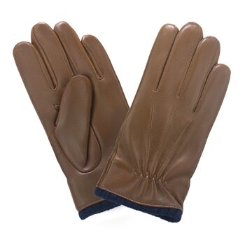 Gants cuir agneau-100% polyester (polaire)-70792PO 2