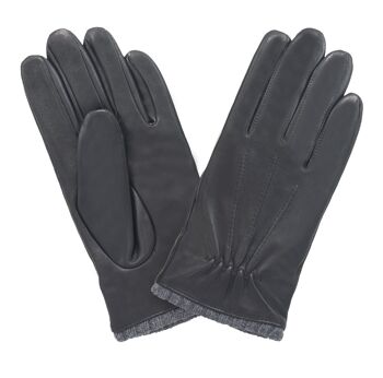 Gants cuir agneau-100% polyester (polaire)-70792PO 15