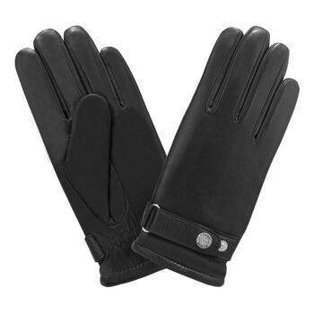 Gants cuir agneau-100% polyester (polaire)-72012PO 2