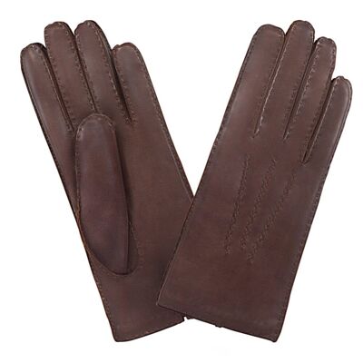 Gants cuir agneau-100% soie-21093SN